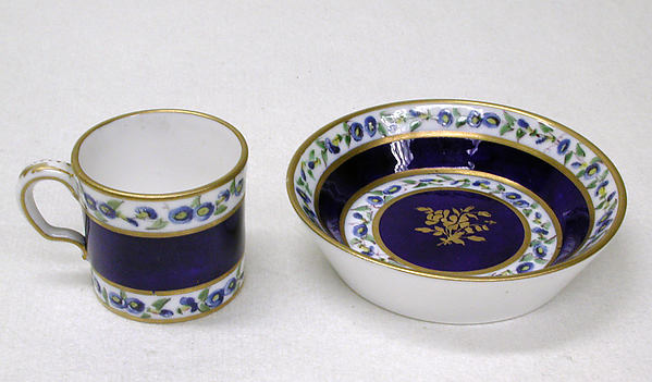 Miniature cup and saucer by Sèvres Manufactory, The Metropolitan Museum of Art